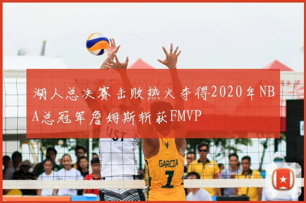 湖人总决赛击败热火夺得2020年NBA总冠军詹姆斯斩获FMVP